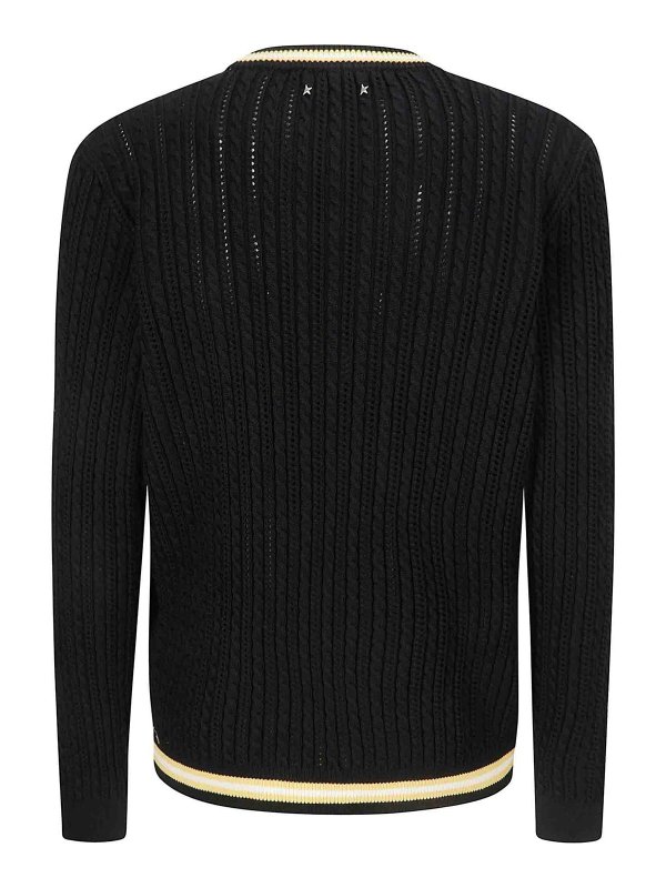 GOLDEN GOOSE: crew necks online - Journey Ms Regular Knit Crew Neck