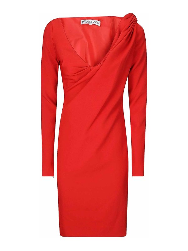 J.W. ANDERSON: Knielange Kleider - Knielanges Kleid - Bunt