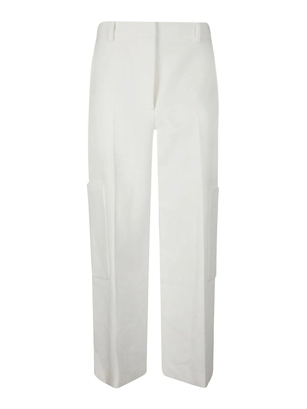 KHAITE: Pantalons casual - Pantalons Décontractés - Blanc