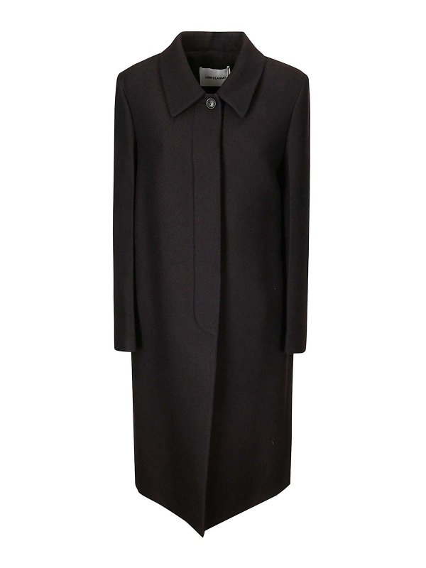 LOW CLASSIC: short coats - Wool Twill Single Mac Coat