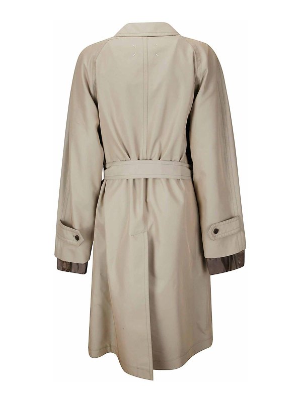 Maison Margiela: トレンチコート online - トレンチコート - グレー