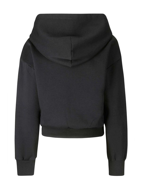 MM6 MAISON MARGIELA: スウェット＆セーター online - 膝丈ドレス - 黒