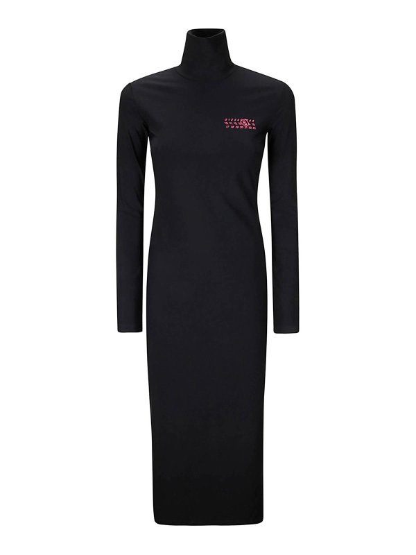 MM6 MAISON MARGIELA: Maxikleider - Maxikleid - Schwarz