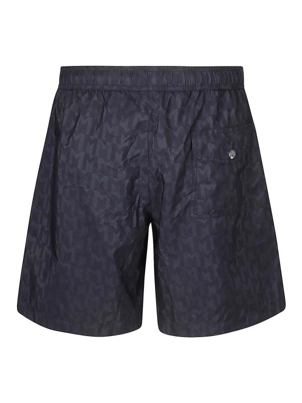 MONCLER: Badeanzüge und Badehosen online - Badehose - Blau