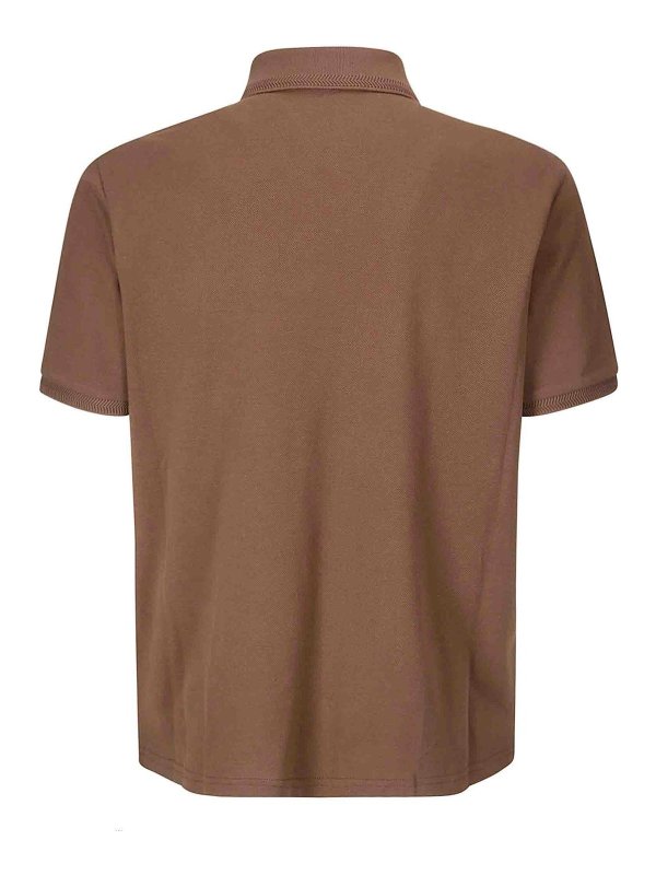 MONCLER: ポロシャツ online - ポロシャツ - ブラウン