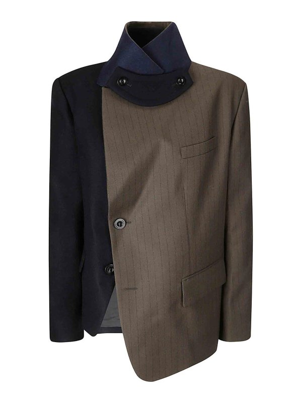 Sacai: Maßgeschneiderte und Dinner-Jacken - Casualjacke - Weiß