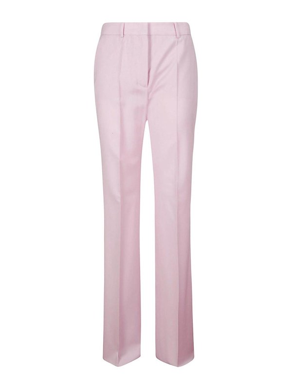 SPORTMAX: Pantalones casual - Pantalón Casual - Púrpura