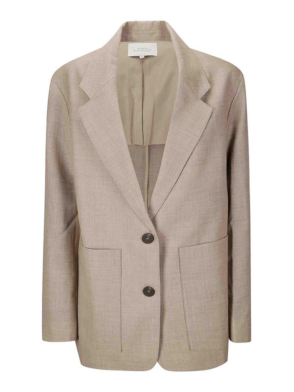 STUDIO NICHOLSON: テーラードジャケット - ブレザー - 黒