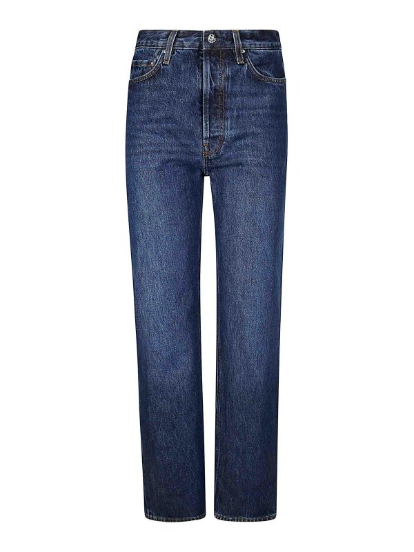 TOTEME: Bootcut - Bootcut Jeans - Dunkelblau
