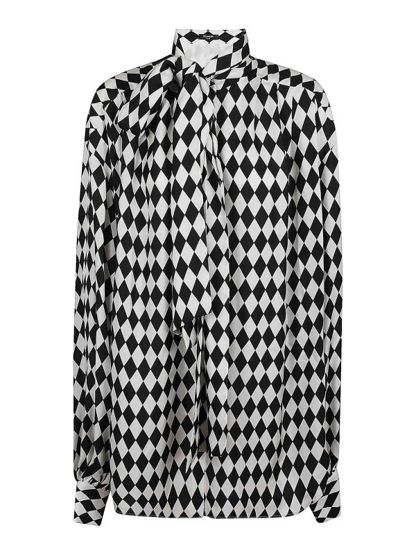 Balmain: シャツ - シャツ - 白