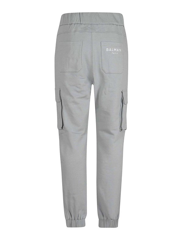 Balmain: Pantalones deportivos online - Pantalones Deportivos - Blanco