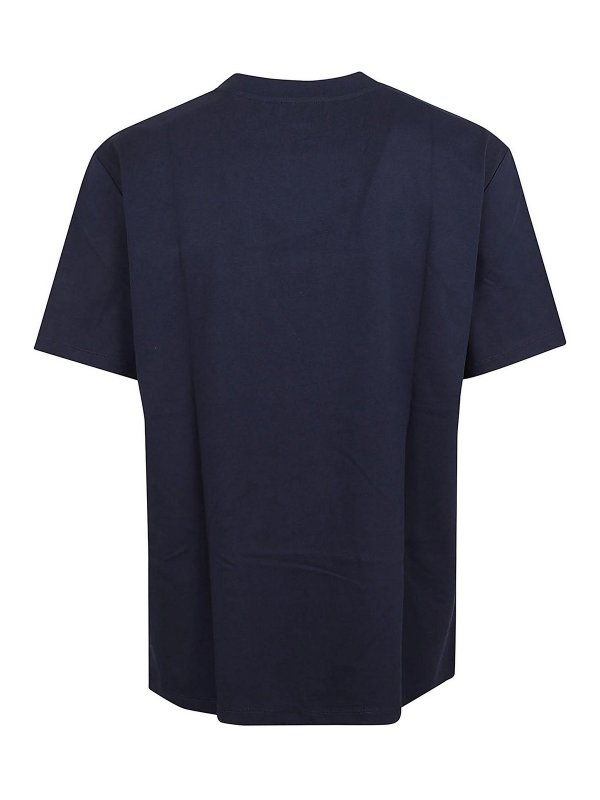 Balmain: T-shirts online - T-Shirt - Dunkelblau