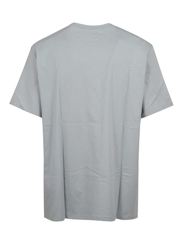 Balmain: Camisetas online - Camiseta - Gris Oscuro