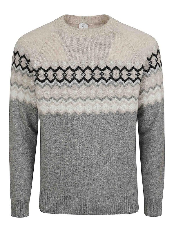 ELEVENTY: crew necks - Crew-Neck Sweaters
