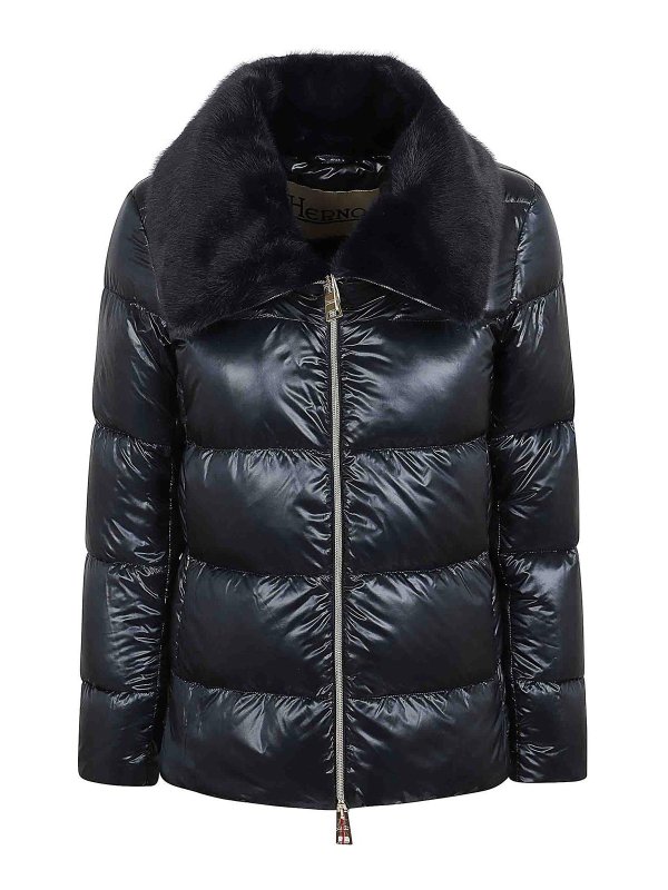 HERNO: ボンバージャケット - ボンバージャケット - ブルー