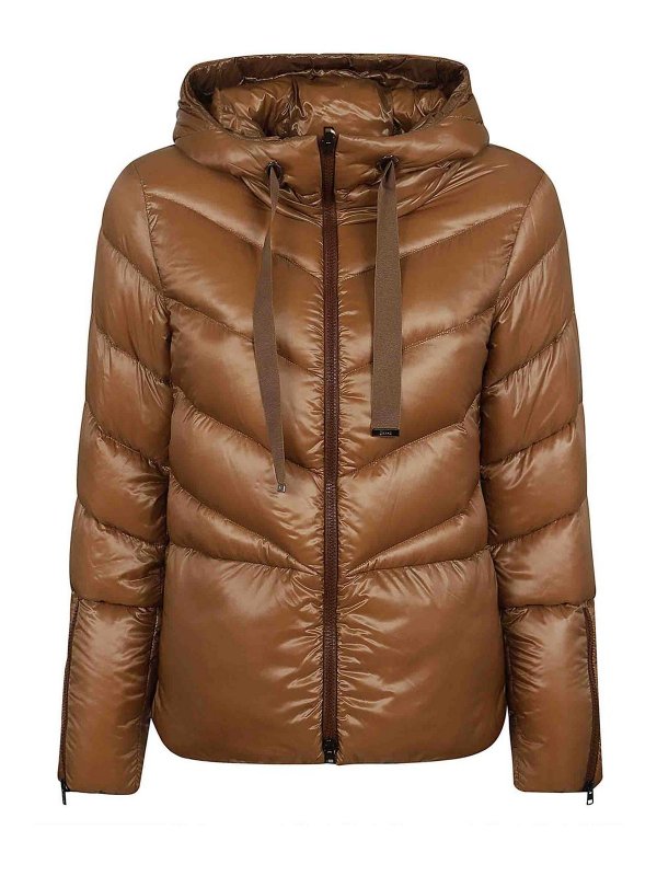 HERNO: Kurze Daunenjacken - Daunenjacke - Camel