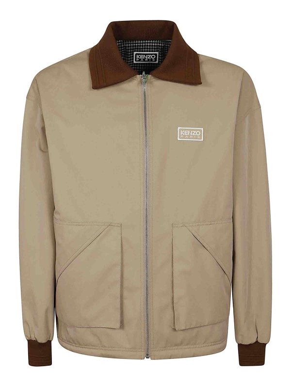 KENZO: casual jackets - Reversible cotton jacket