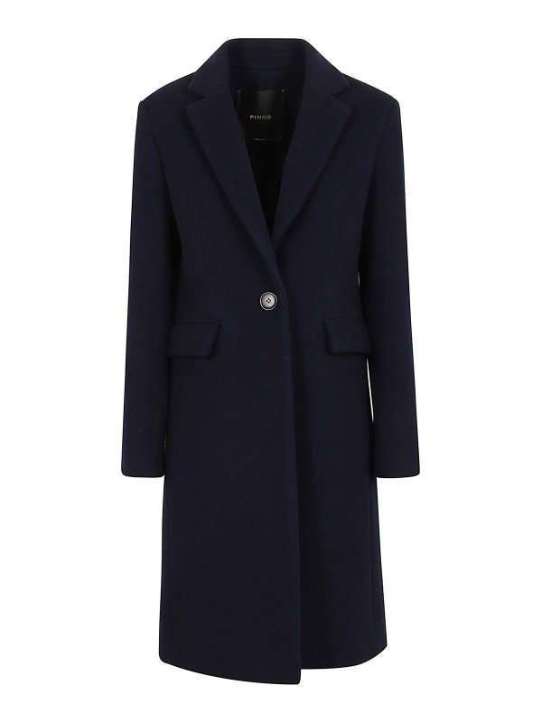 Pinko: ロングコート - ロングコート - ブルー