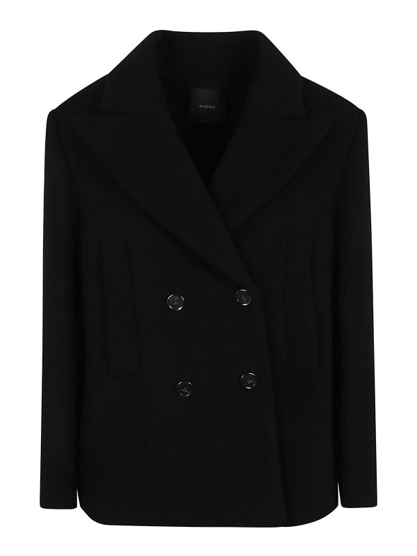 Pinko: Manteaux courts - Manteau Court - Noir