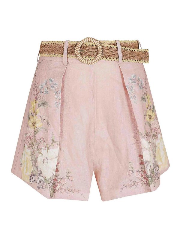 ZIMMERMANN: トラウザーショーツ - ショートパンツ - ヌードカラー