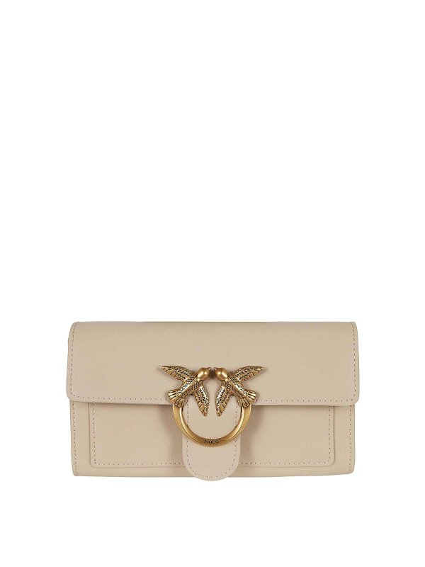 Pinko: wallets & purses - Love bag wallet in soft hand
