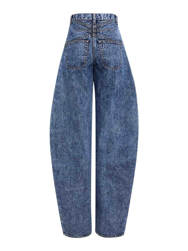 Alaïa: Jeans Rectos online - Vaqueros Rectos - Beis Claro