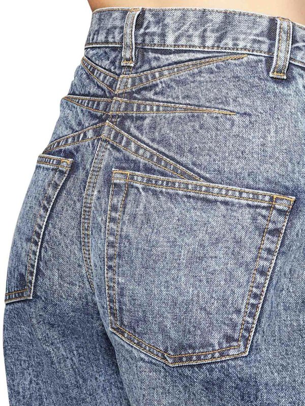 The Best Shops Alaïa: Jeans Rectos - Vaqueros Rectos - Beis Claro