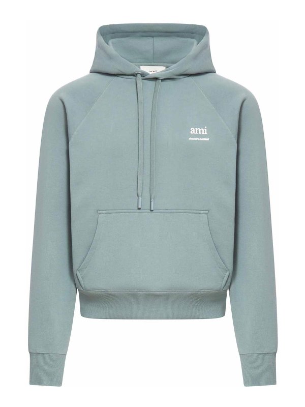 AMI PARIS: Sudaderas y suéteres - Sudadera - Marrón