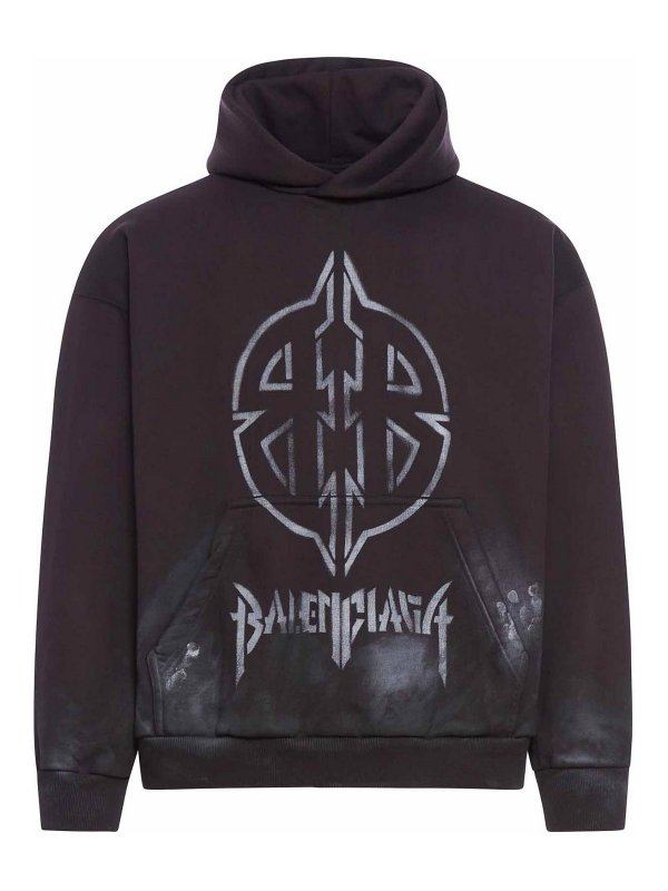 BALENCIAGA: スウェット＆セーター - スウェットシャツ/セーター - 黒