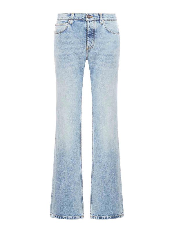 BALENCIAGA: Jeans Rectos - Vaqueros Rectos - Azul