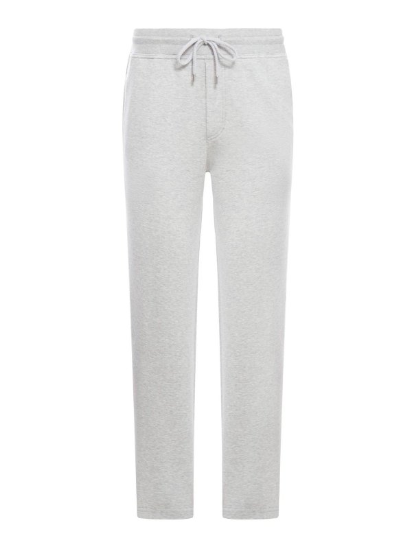 BRUNELLO CUCINELLI: スウェットパンツ - トラックスーツ ボトムス - グレー