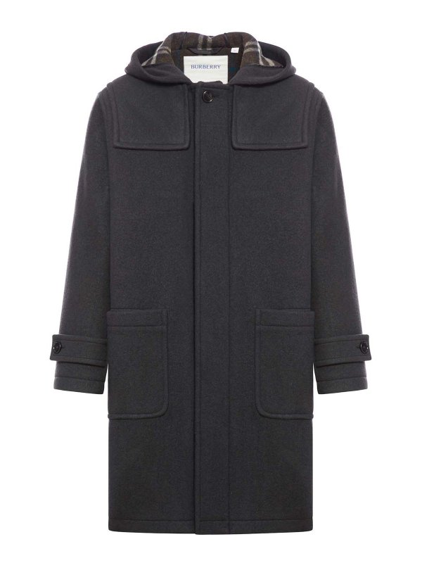 BURBERRY: Kurze Mäntel - Kurzer Mantel - Schwarz