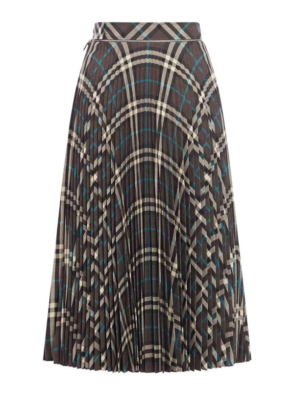 BURBERRY: ニーレングススカート＆ミディ丈 online - 膝丈/ミディスカート - 黒