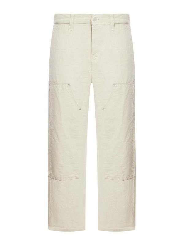 CARHARTT: カジュアルトラウザー - カジュアルパンツ - ヌードカラー