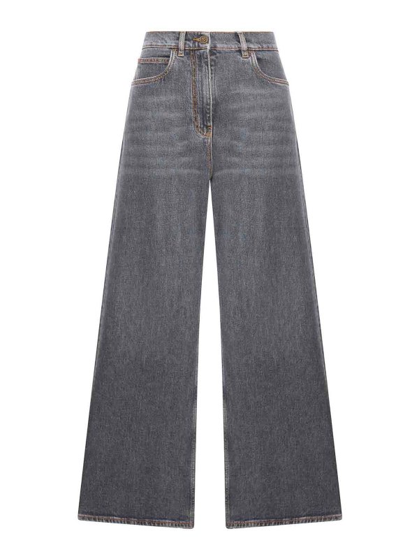 ETRO: straight leg jeans - Denim