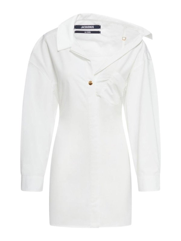 JACQUEMUS: ショートドレス - ショートドレス - 白