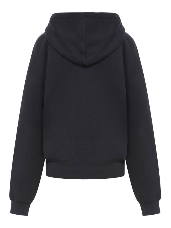 OFF-WHITE: Sweatshirts & Sweaters online - Big Logo Bookkish Over Hoodie