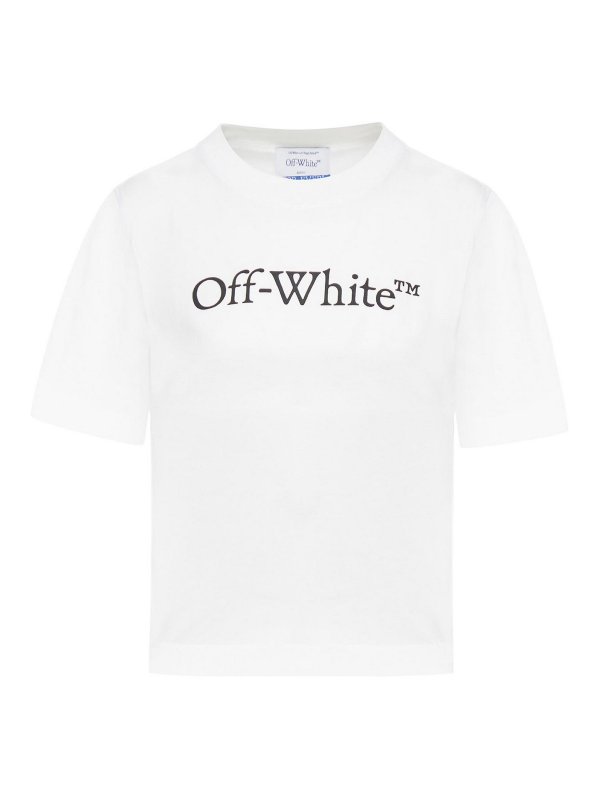 OFF-WHITE: T-shirts - T-Shirt - Weiß