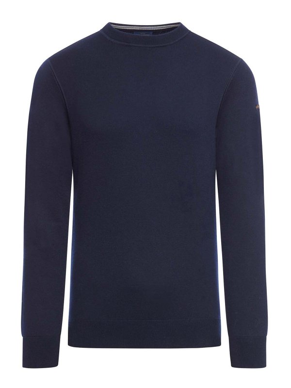 PAUL & SHARK: Pull col rond - Pull Col Rond - Bleu
