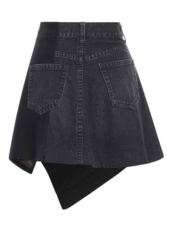 Sacai: Knielange und Midi Röcke online - Midirock - Schwarz