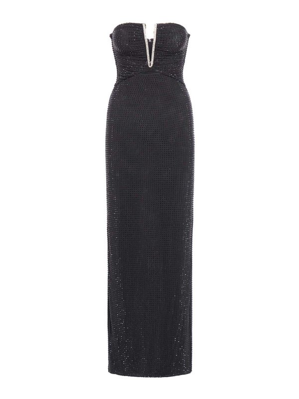 Self Portrait: abiti lunghi - Abito lungo in jersey