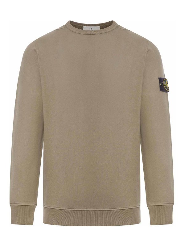 STONE ISLAND: Sweatshirts und Pullover - Sweatshirt - Hellbraun