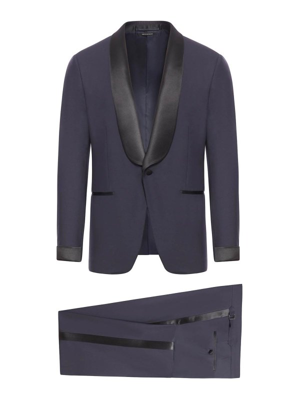 TOM FORD: Costumes élégants - Costume De Cérémonie - Bleu