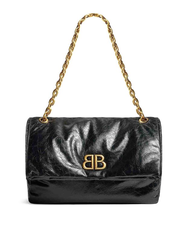 BALENCIAGA: ショルダーバッグ - ショルダーバッグ - 黒