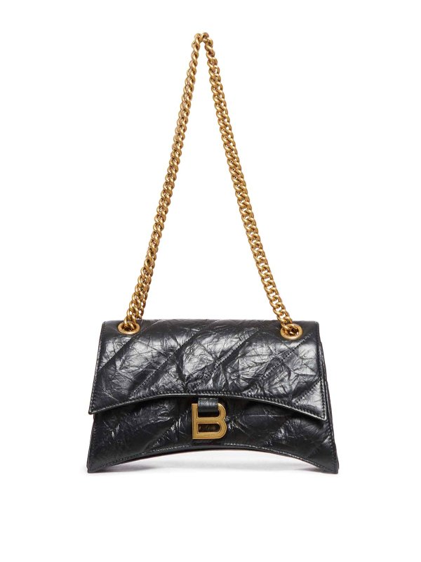 BALENCIAGA: shoulder bags - Crush Chain Bag S