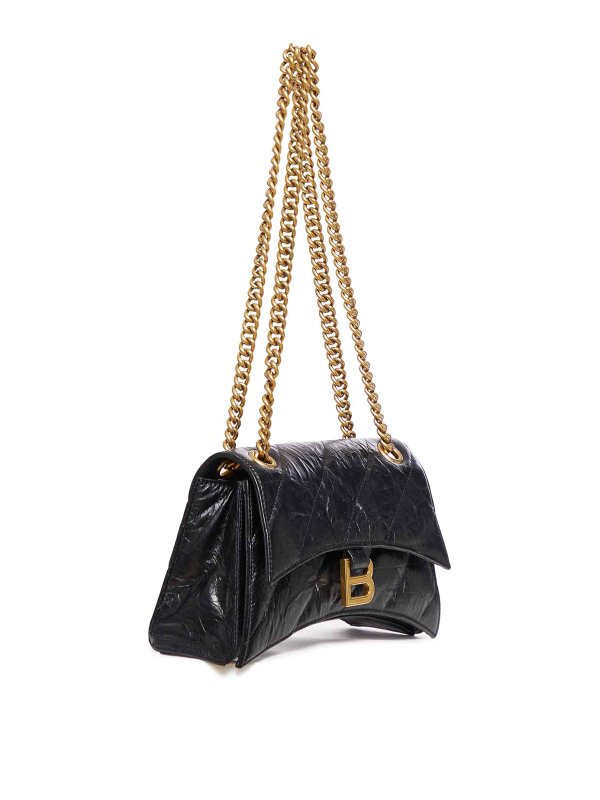 BALENCIAGA: shoulder bags online - Crush Chain Bag S