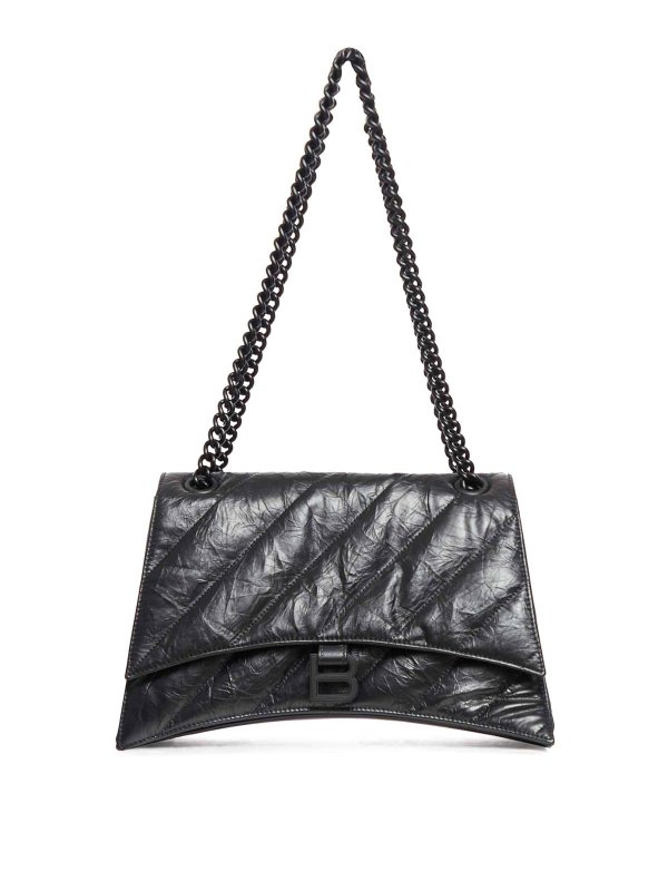 BALENCIAGA: shoulder bags - Crush Chain Bag M