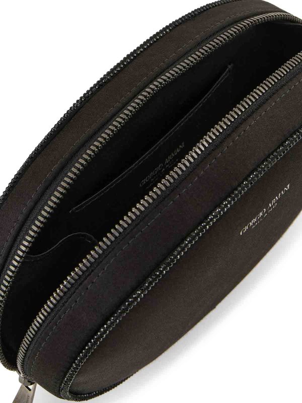 クロスボディバッグ - 黒 shop online: GIORGIO ARMANI