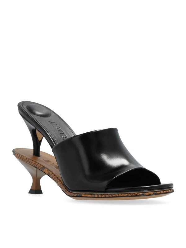 JACQUEMUS: ミュール online - ミュール - 黒