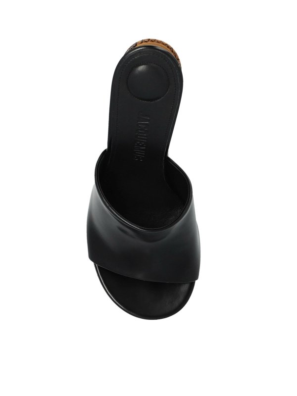 ミュール - 黒 shop online: JACQUEMUS